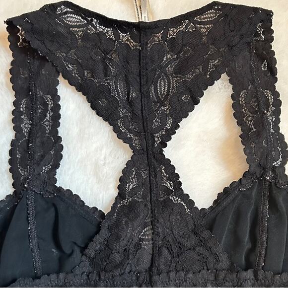 Free People Intimates Racerback Lace Bralette Back - Picture 5 of 6